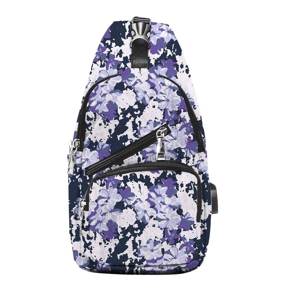 NEW CALLA unisex nupouch anti-theft large daypack in purple floral